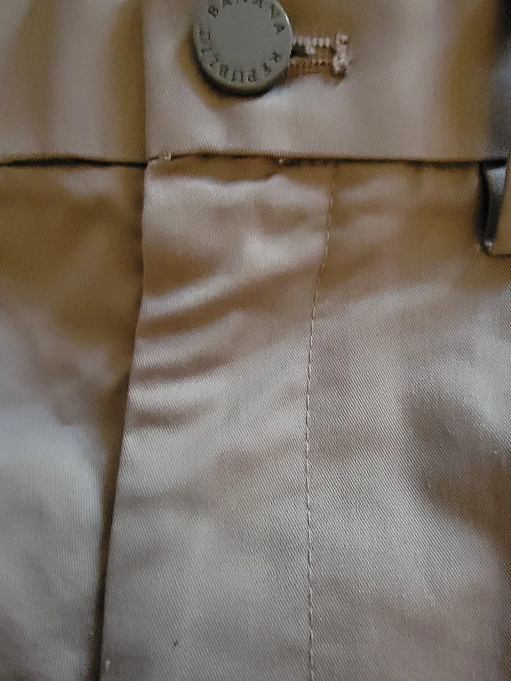 Classic Khaki Straight-Leg Pants Men 30x32